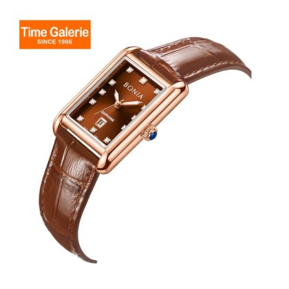 Bonia Elegance BNB10912-2547 Brown Leather Strap Women Watch Bonia Elegance BNB10912-2547 Brown Leather Strap Women Watch
