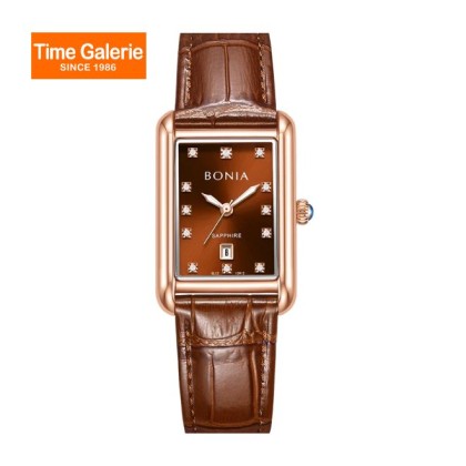 Bonia Elegance BNB10912-2547 Brown Leather Strap Women Watch Bonia Elegance BNB10912-2547 Brown Leather Strap Women Watch