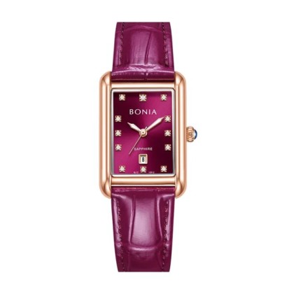 Bonia Elegance BNB10912-2567 Purple Leather Strap Women Watch Bonia Elegance BNB10912-2567 Purple Leather Strap Women Watch