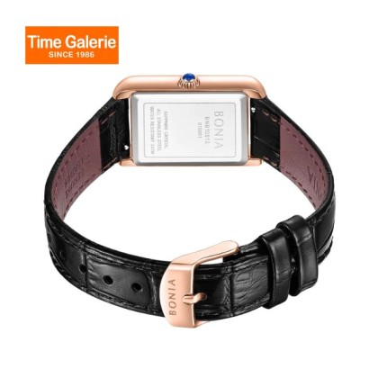 Bonia Elegance BNB10912-2597 Black Leather Strap Women Watch Bonia Elegance BNB10912-2597 Black Leather Strap Women Watch