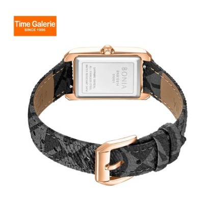 Bonia Elegance BNB10914-2537 Black Leather Strap Women Watch Bonia Elegance BNB10914-2537 Black Leather Strap Women Watch