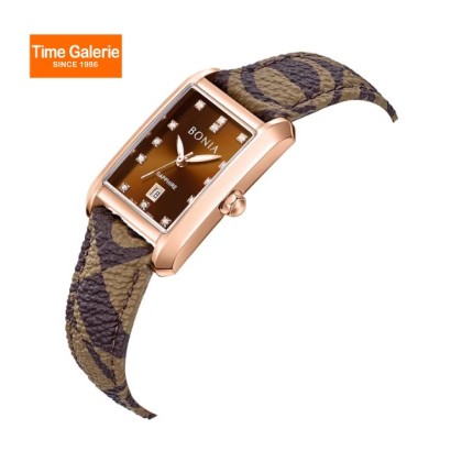 Bonia Elegance BNB10914-2547 Brown Leather Strap Women Watch Bonia Elegance BNB10914-2547 Brown Leather Strap Women Watch