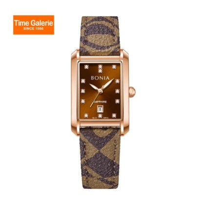 Bonia Elegance BNB10914-2547 Brown Leather Strap Women Watch Bonia Elegance BNB10914-2547 Brown Leather Strap Women Watch