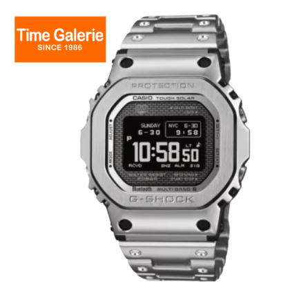 CASIO G-SHOCK GMW-BZ5000D-1 SOLAR-POWERED BLUETOOTH STAINLESS STEEL BAND DIGITAL MEN WATCH