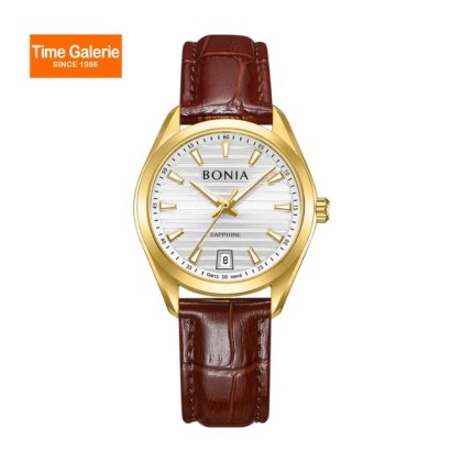 Bonia Elegance BNB10916-2212 Brown Leather Strap Women Watch Bonia Elegance BNB10916-2212 Brown Leather Strap Women Watch