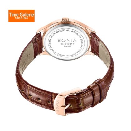 Bonia Elegance BNB10917-2544 Brown Leather Strap Women Watch Bonia Elegance BNB10917-2544 Brown Leather Strap Women Watch