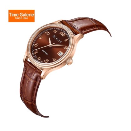 Bonia Elegance BNB10917-2544 Brown Leather Strap Women Watch Bonia Elegance BNB10917-2544 Brown Leather Strap Women Watch