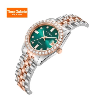 Bonia Elegance BNB10950-3697S Green Dial Stainless Steel Women Watch Bonia Elegance BNB10950-3697S Green Dial Stainless Steel Women Watch