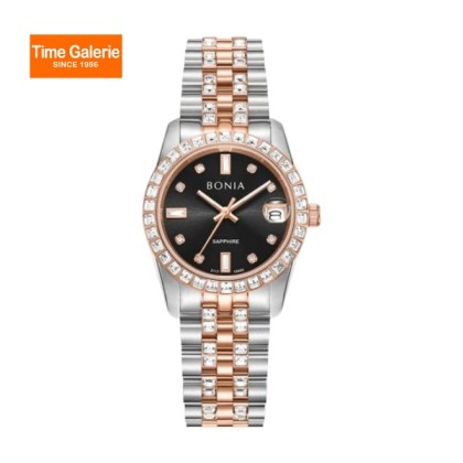Bonia Elegance BNB10950-3637S Black Dial Stainless Steel Women Watch Bonia Elegance BNB10950-3637S Black Dial Stainless Steel Women Watch