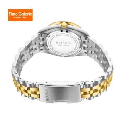 Bonia Elegance BNB10950-3127S Gold Dial Stainless Steel Women Watch Bonia Elegance BNB10950-3127S Gold Dial Stainless Steel Women Watch