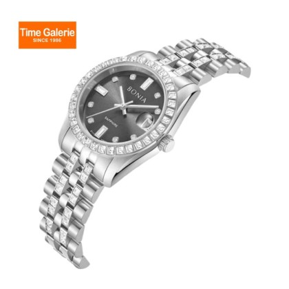 Bonia Elegance BNB10950-3337S Grey Dial Stainless Steel Women Watch Bonia Elegance BNB10950-3337S Grey Dial Stainless Steel Women Watch