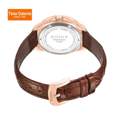 Bonia Contemporary BNB10934-2542S Brown Leather Strap Women Watch Bonia Contemporary BNB10934-2542S Brown Leather Strap Women Watch