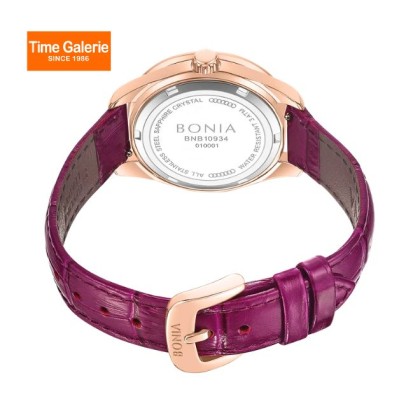 Bonia Contemporary BNB10934-2562S Purple Leather Strap Women Watch Bonia Contemporary BNB10934-2562S Purple Leather Strap Women Watch