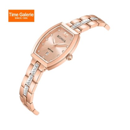 Bonia Elegance BNB10937-2577 Rose Gold Stainless Steel Women Watch 