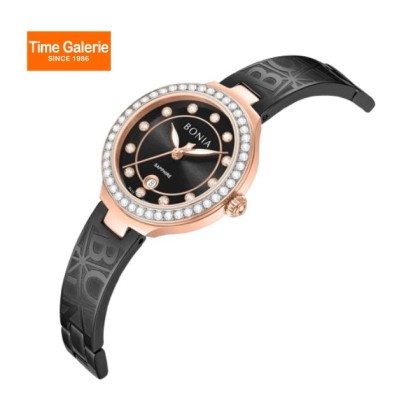 Bonia Elegance BNB10938-2037S Black Stainless Steel Women Watch Bonia Elegance BNB10938-2037S Black Stainless Steel Women Watch