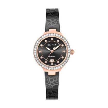 Bonia Elegance BNB10938-2037S Black Stainless Steel Women Watch Bonia Elegance BNB10938-2037S Black Stainless Steel Women Watch