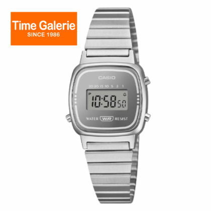 CASIO VINTAGE LA670WES-7A STAINLESS STEEL BAND DIGITAL WOMEN WATCH CASIO VINTAGE LA670WES-7A STAINLESS STEEL BAND DIGITAL WOMEN WATCH