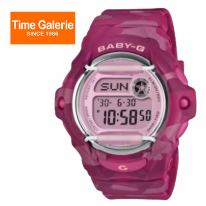 Casio Baby-G BG-169CM-4 Pink Camouflage Resin Band Digital Women Watch Casio Baby-G BG-169CM-4 Pink Camouflage Resin Band Digital Women Watch