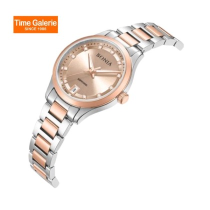 Bonia Elegance BNB10948-2677 Silver Rose Gold Stainless Steel Women Watch Bonia Elegance BNB10948-2677 Silver Rose Gold Stainless Steel Women Watch