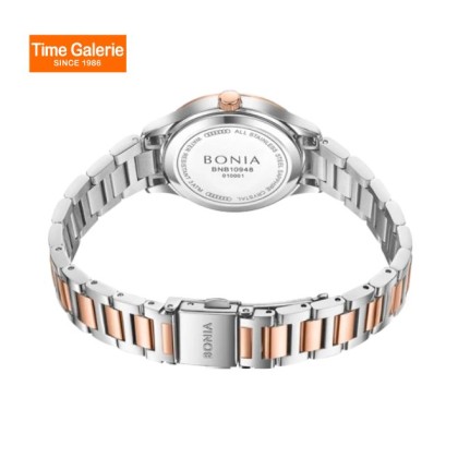 Bonia Elegance BNB10948-2677 Silver Rose Gold Stainless Steel Women Watch Bonia Elegance BNB10948-2677 Silver Rose Gold Stainless Steel Women Watch