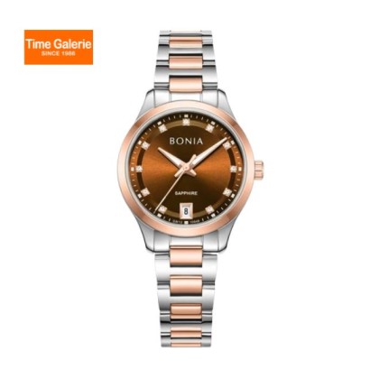 Bonia Elegance BNB10948-2647 Silver Rose Gold Stainless Steel Women Watch Bonia Elegance BNB10948-2647 Silver Rose Gold Stainless Steel Women Watch