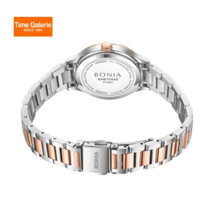 Bonia Elegance BNB10948-2647 Silver Rose Gold Stainless Steel Women Watch Bonia Elegance BNB10948-2647 Silver Rose Gold Stainless Steel Women Watch