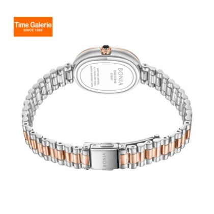 Bonia Elegance BNB10949-2657 White Mother Of Pearl Stainless Steel Women Watch