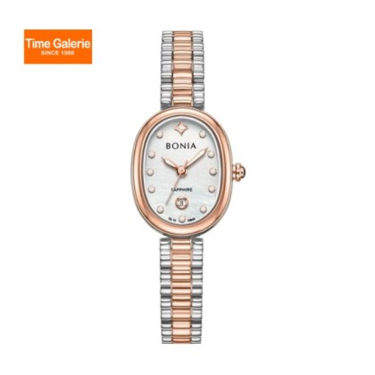 Bonia Elegance BNB10949-2657 White Mother Of Pearl Stainless Steel Women Watch