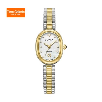 Bonia Elegance BNB10949-2157 White Mother Of Pearl Stainless Steel Women Watch 