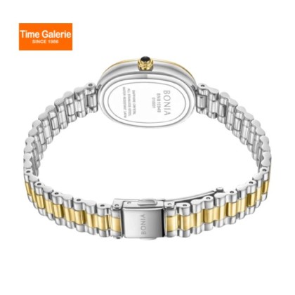 Bonia Elegance BNB10949-2157 White Mother Of Pearl Stainless Steel Women Watch 