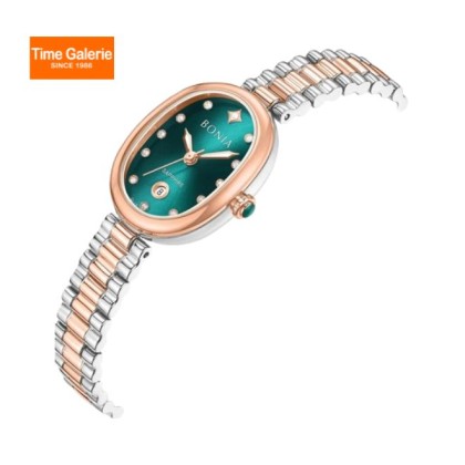 Bonia Elegance BNB10949-2697 Green Sunray Stainless Steel Women Watch Bonia Elegance BNB10949-2697 Green Sunray Stainless Steel Women Watch