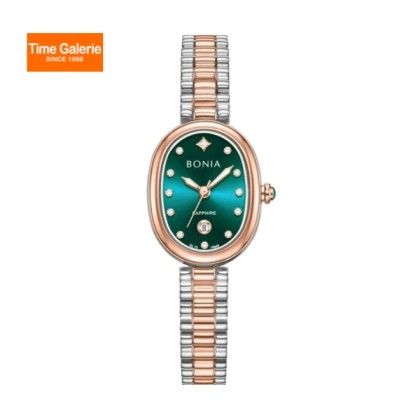 Bonia Elegance BNB10949-2697 Green Sunray Stainless Steel Women Watch Bonia Elegance BNB10949-2697 Green Sunray Stainless Steel Women Watch