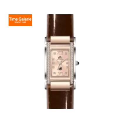 Paris Polo Club PPC-FB06-RG-RG Japanese Movement Brown Leather Women Watch Paris Polo Club PPC-FB06-RG-RG Japanese Movement Brown Leather Women Watch