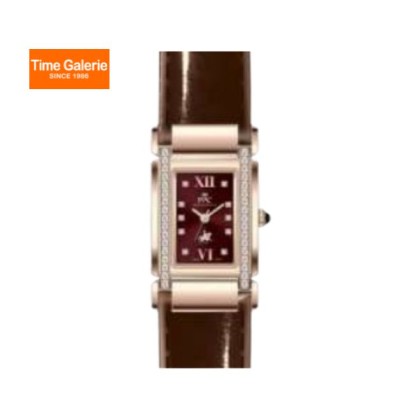 Paris Polo Club PPC-FB06-RG-RD Japanese Movement Brown Leather Women Watch Paris Polo Club PPC-FB06-RG-RD Japanese Movement Brown Leather Women Watch