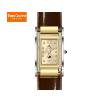 Paris Polo Club PPC-FB06-GD-GD Japanese Movement Brown Leather Women Watch Paris Polo Club PPC-FB06-GD-GD Japanese Movement Brown Leather Women Watch