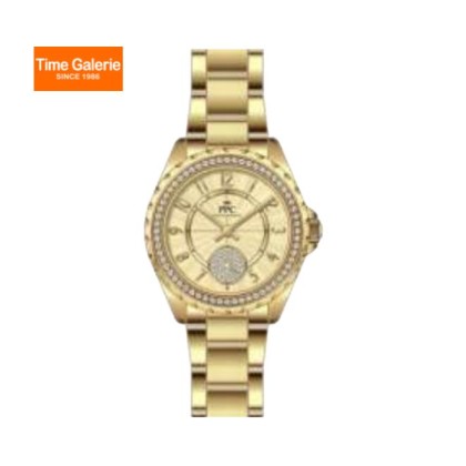 Paris Polo Club PPC-FB10-GD-GD Gold Dial Butterfly Clasp Women Watch Paris Polo Club PPC-FB10-GD-GD Gold Dial Butterfly Clasp Women Watch