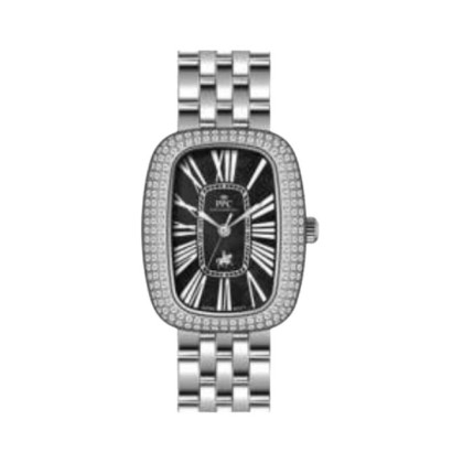 Paris Polo Club PPC-FD01-SL-BK Black Dial Butterfly Clasp Women Watch Paris Polo Club PPC-FD01-SL-BK Black Dial Butterfly Clasp Women Watch