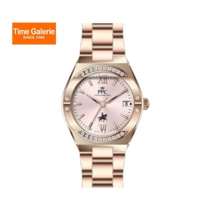 Paris Polo Club PPC-FD02-RG-PK Pink Dial Date Function Women Watch Paris Polo Club PPC-FD02-RG-PK Pink Dial Date Function Women Watch