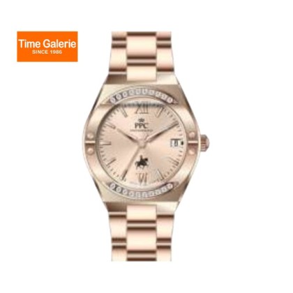 Paris Polo Club PPC-FD02-RG-RG Rose Gold Dial Date Function Women Watch Paris Polo Club PPC-FD02-RG-RG Rose Gold Dial Date Function Women Watch