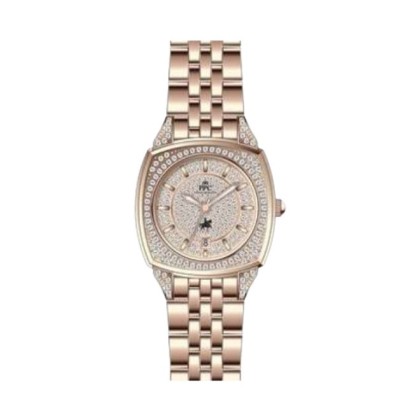 Paris Polo Club PPC-FD06-RG-RG Rose Gold Dial Date Function Women Watch Paris Polo Club PPC-FD06-RG-RG Rose Gold Dial Date Function Women Watch