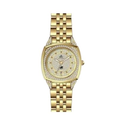 Paris Polo Club PPC-FD06-GD-GD Gold Dial Date Function Women Watch Paris Polo Club PPC-FD06-GD-GD Gold Dial Date Function Women Watch