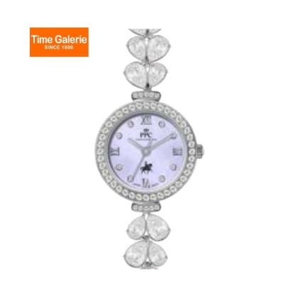 Paris Polo Club PPC-FE14-SL-PR Purple Dial Elegant Petal Bracelet Women Watch  