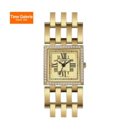 U.S Master Polo Club USM-FE01-GD-GD Roman Numeral Hour Markers Women Watch 