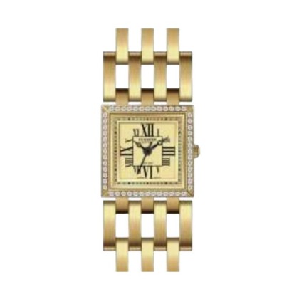 U.S Master Polo Club USM-FE01-GD-GD Roman Numeral Hour Markers Women Watch 