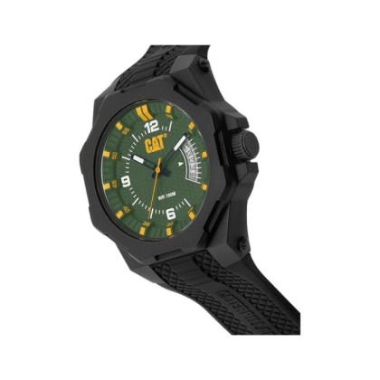 CAT OCTA LM-121-21-337 Analog Black Silicone Band Men Watch CAT OCTA LM-121-21-337 Analog Black Silicone Band Men Watch