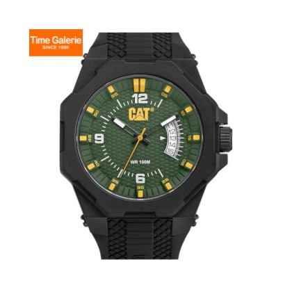 CAT OCTA LM-121-21-337 Analog Black Silicone Band Men Watch CAT OCTA LM-121-21-337 Analog Black Silicone Band Men Watch