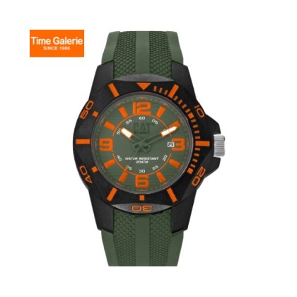 CAT Diver LR-161-23-138 Analog Green Silicone Strap Men Watch CAT Diver LR-161-23-138 Analog Green Silicone Strap Men Watch