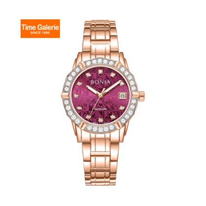 Bonia Elegance BNB10893-2567S Purple Dial Stainless Steel Women Watch Bonia Elegance BNB10893-2567S Purple Dial Stainless Steel Women Watch