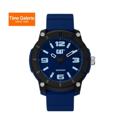 CAT STRYNOX LY-140-26-632 Analog Navy Blue Silicone Strap Men Watch CAT STRYNOX LY-140-26-632 Analog Navy Blue Silicone Strap Men Watch