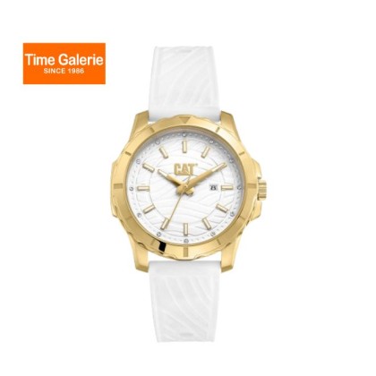 CAT DOWNFORCE AP-381-20-228 Analog White Silicone Strap Women Watch CAT DOWNFORCE AP-381-20-228 Analog White Silicone Strap Women Watch
